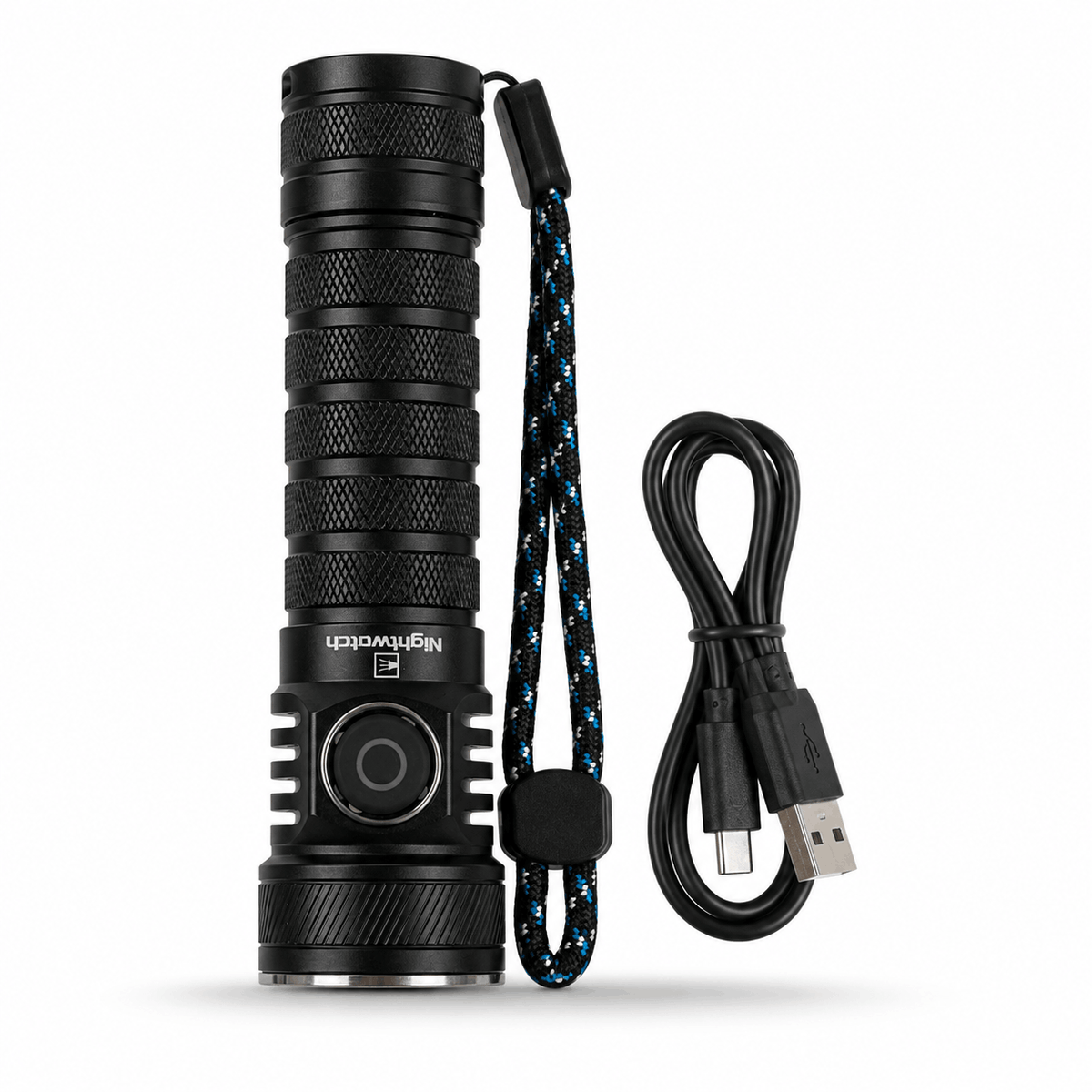 Akumulátorová LED svítilna Nightwatch 12 cm s nabíjením USB-C