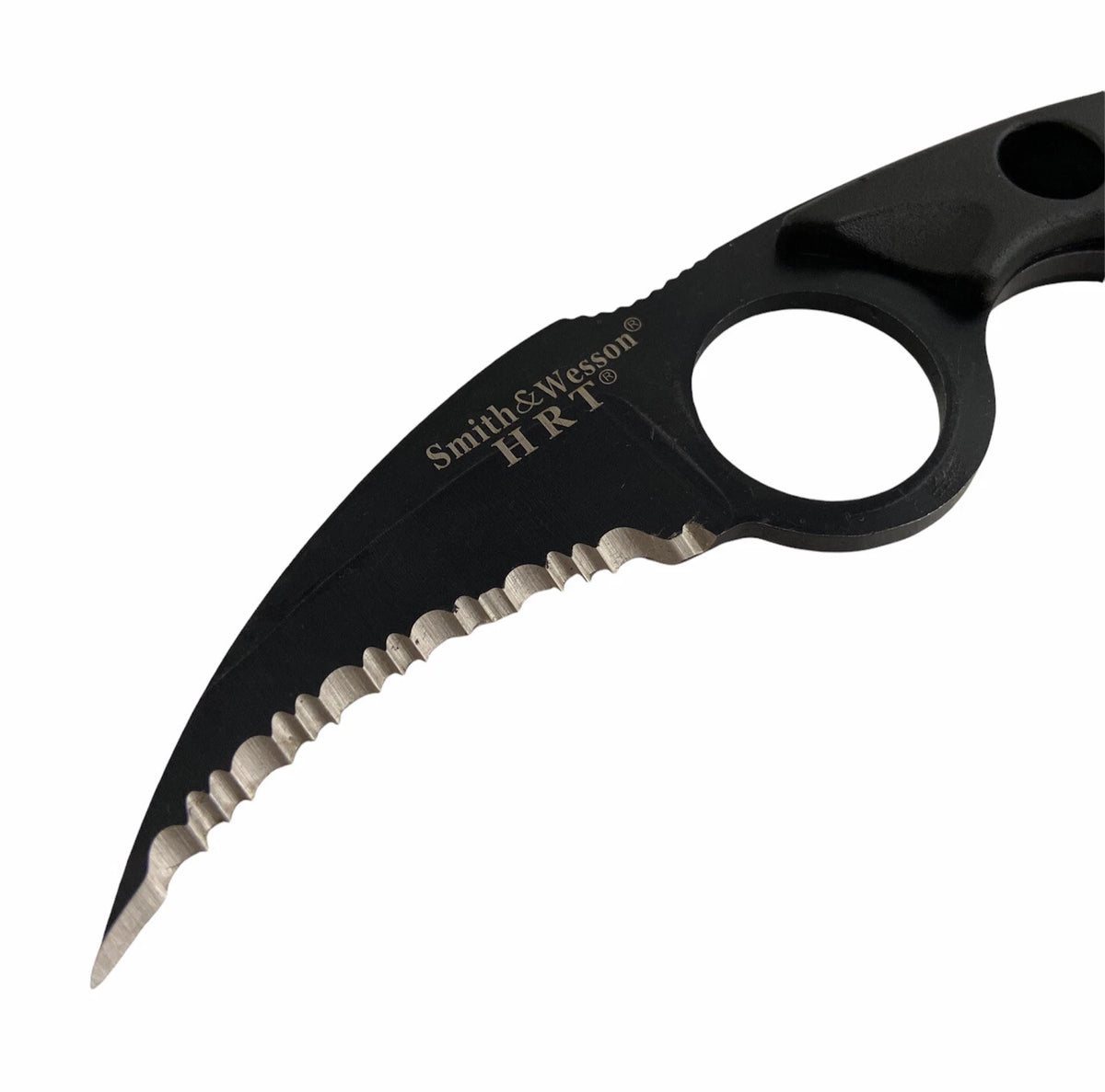 Messer Smith & Wesson HRT SWHRT2, 6 cm – gezahnt, mit Scheide