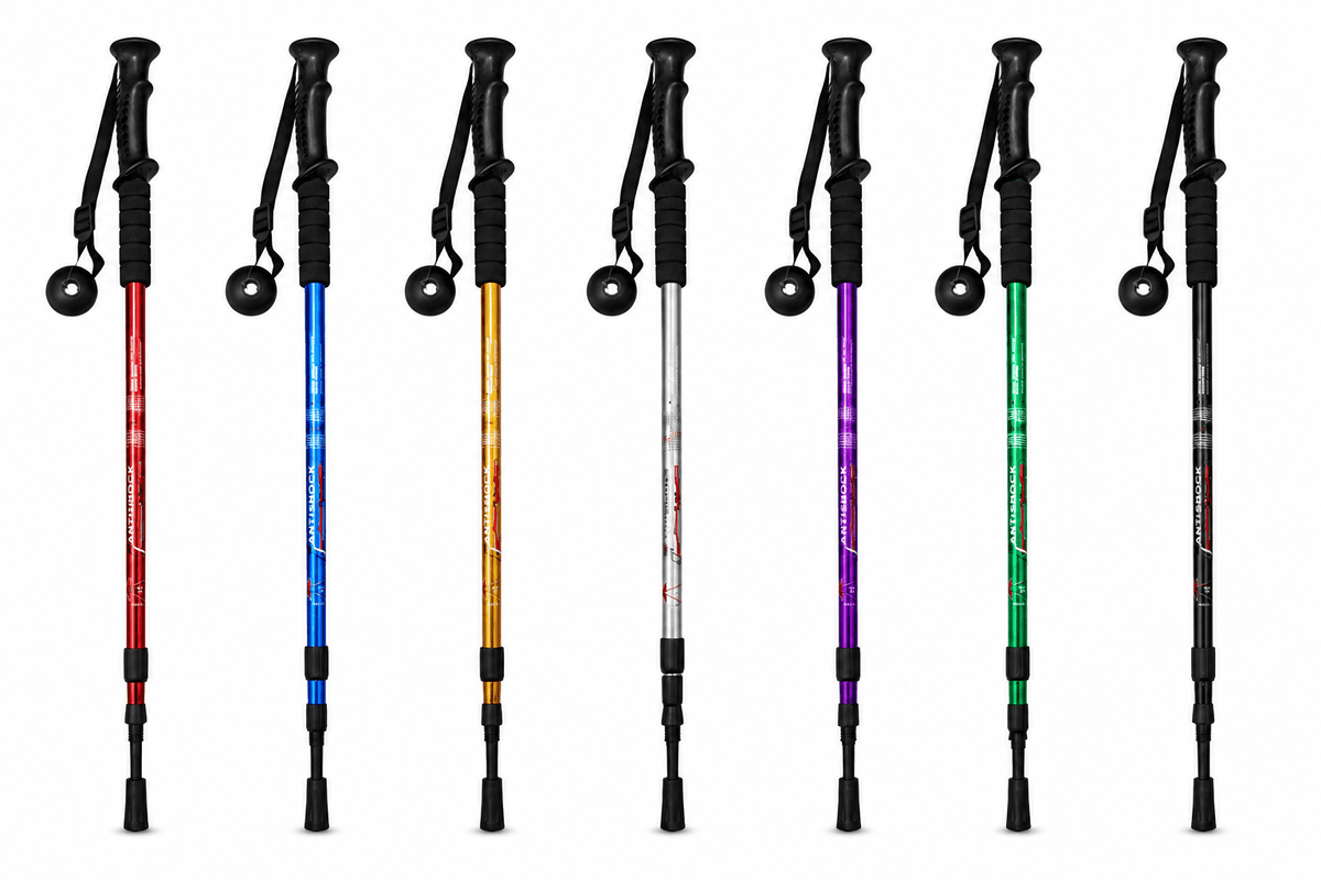 Teleskopická turistická hůl Anti-Shock 63–135 cm