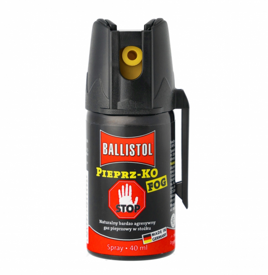 Spray au poivre Ballistol Pfeffer-KO Fog 40ml - Brouillard