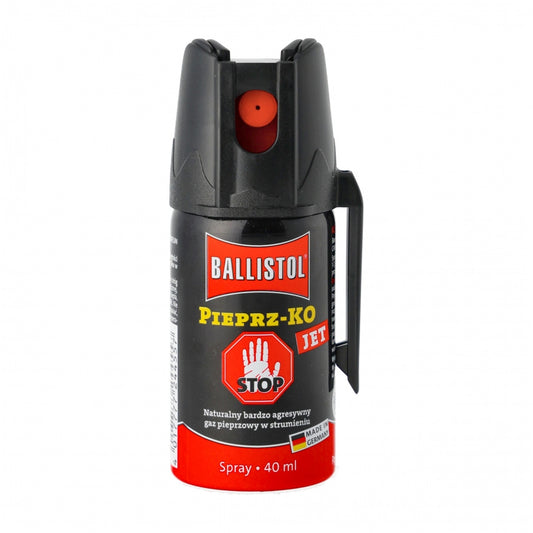 Spray au poivre Ballistol Pfeffer-KO Jet 40ml - Jet