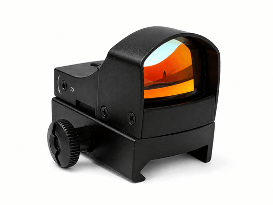 Taktický rychloměr Red Dot s dvojitou jasností Black Airsoft - s laserovým zaměřovačem
