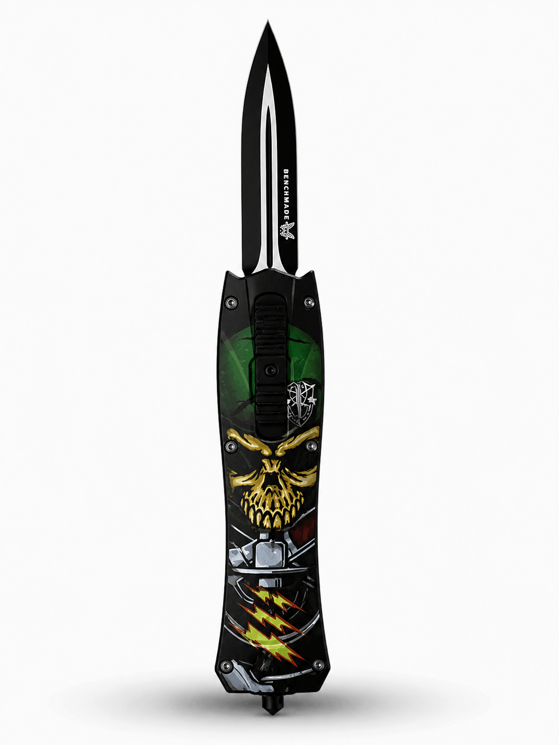 Автоматичен нож Black Airsoft Inferno OTF с изскачащо острие