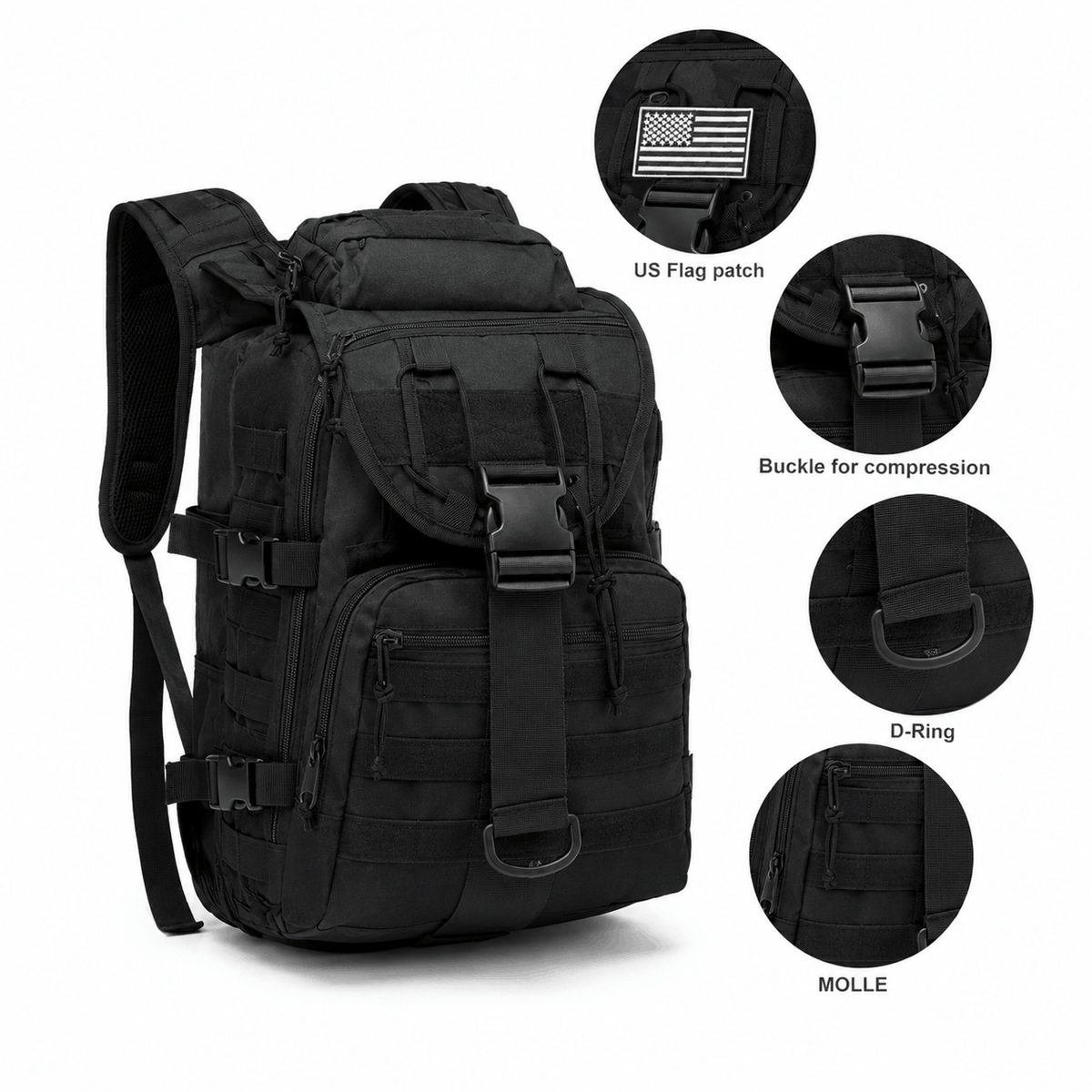 Тактическа раница BlackAirsoft CROSS-X 35L