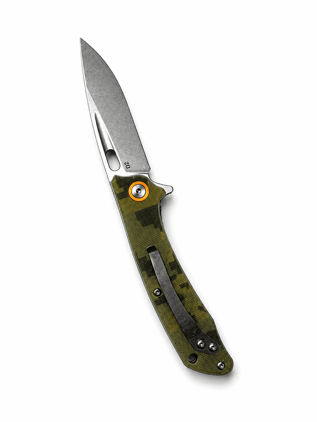 BlackAirsoft Ember Core D2 G10 összecsukható kés