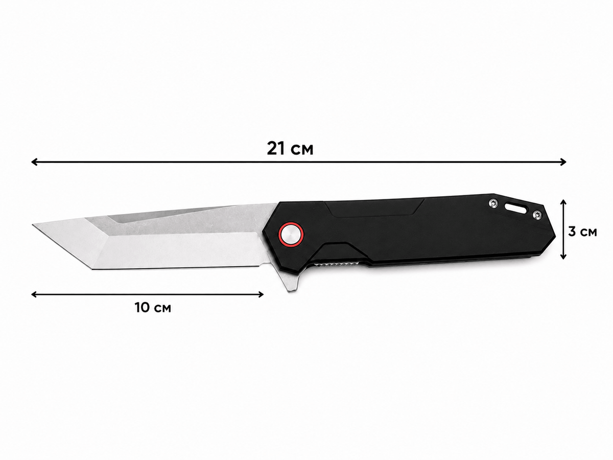 Összecsukható kés BlackAirsoft Red Core D2