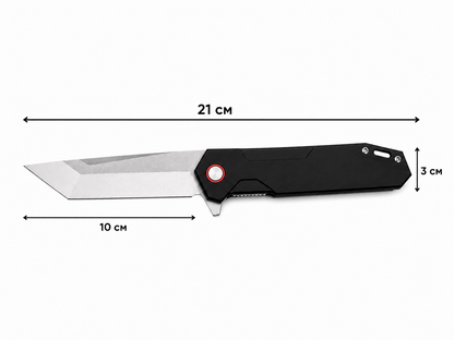 Összecsukható kés BlackAirsoft Red Core D2