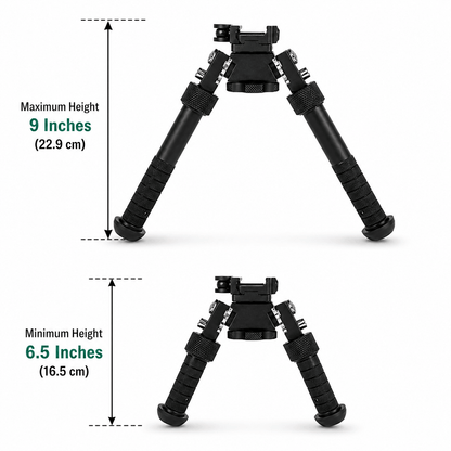 Taktická dvounožka BlackAirsoft EagleForce 16,5–22,9 cm pro KeyMod a Picatinny  