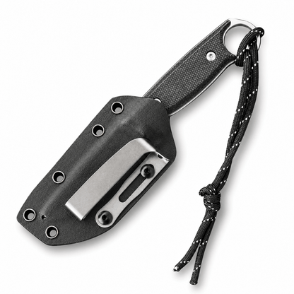 BlackAirsoft HUNTER MINI D2 kompakt taktikai kés KYDEX tokkal és G10 markolattal