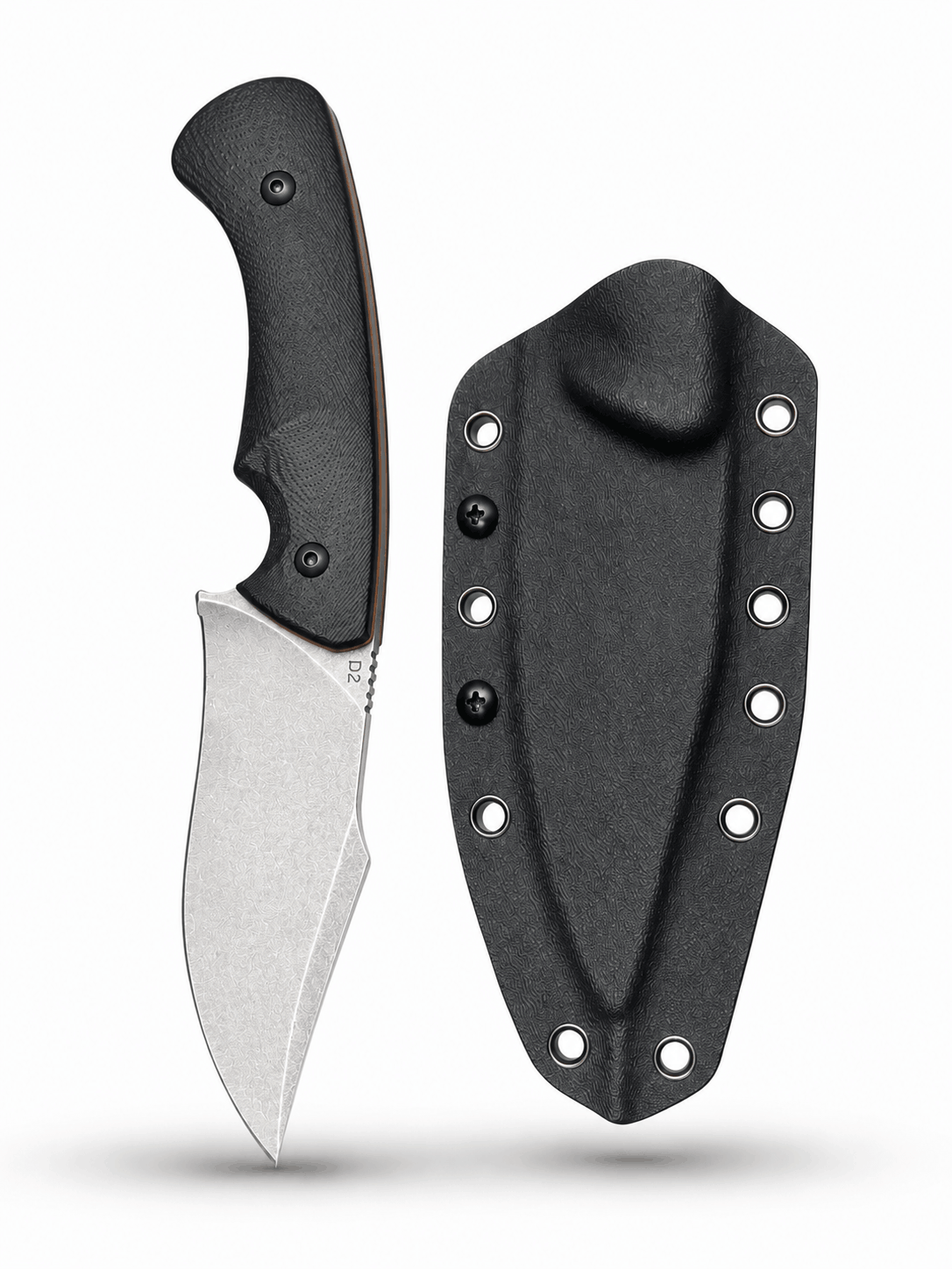 Τακτικό μαχαίρι BlackAirsoft HUNTER D2 με θήκη KYDEX και λαβή G10 – 24 εκ.