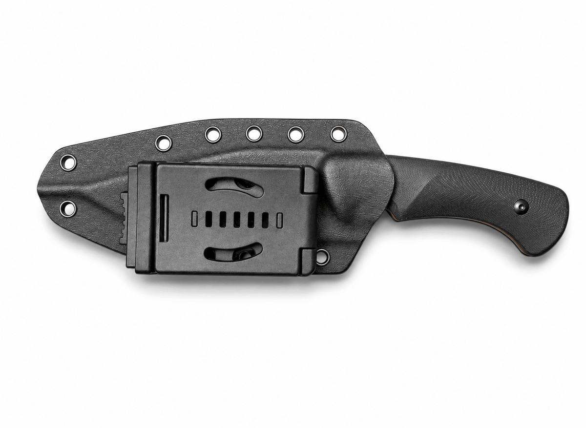 Τακτικό μαχαίρι BlackAirsoft HUNTER D2 με θήκη KYDEX και λαβή G10 – 24 εκ.