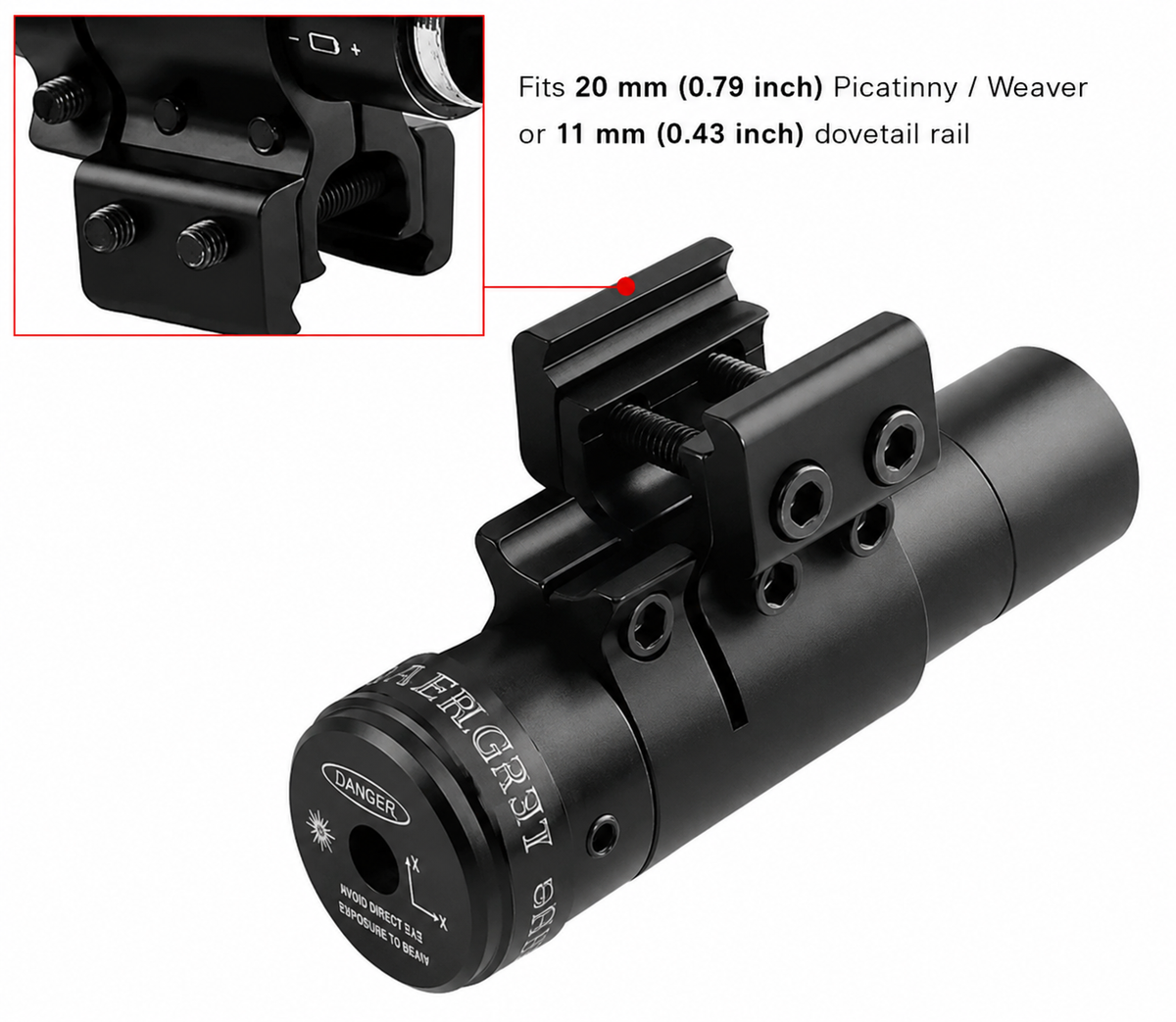 Laserový zaměřovač TargetBeam Red Dot Laser Sight