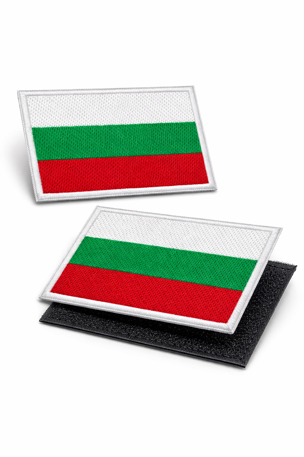 Бродирана нашивка велкро 5х8 см - българско знаме