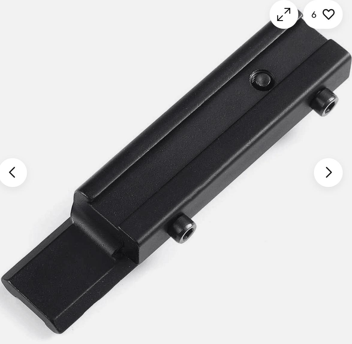 Adaptér BlackAirsoft Enforose z 11 mm na 21 mm Weaver/Picatinny pro montáž optiky – 9 slotů, nízký profil