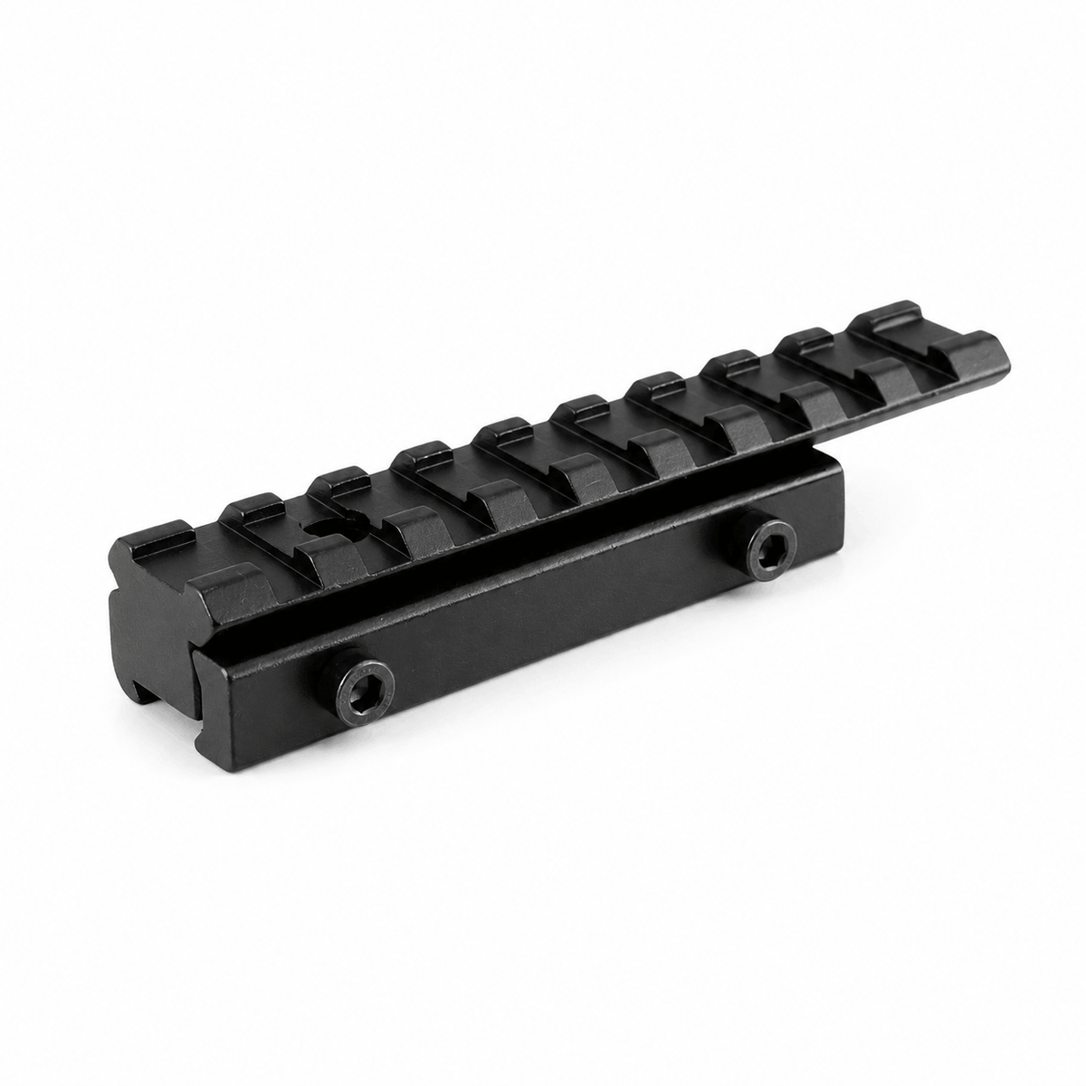 Adaptér BlackAirsoft Enforose z 11 mm na 21 mm Weaver/Picatinny pro montáž optiky – 9 slotů, nízký profil