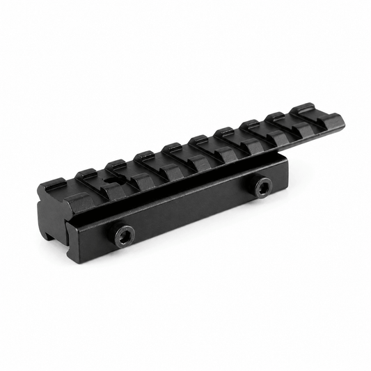 Adaptér BlackAirsoft Enforose z 11 mm na 21 mm Weaver/Picatinny pro montáž optiky – 9 slotů, nízký profil