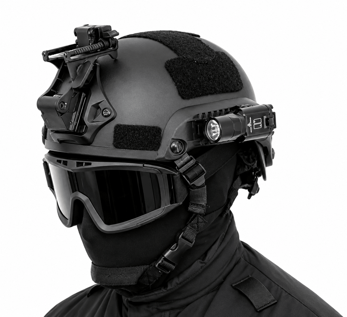 Каска за Еърсофт MICH High-Cut с NVG Mount и Релси