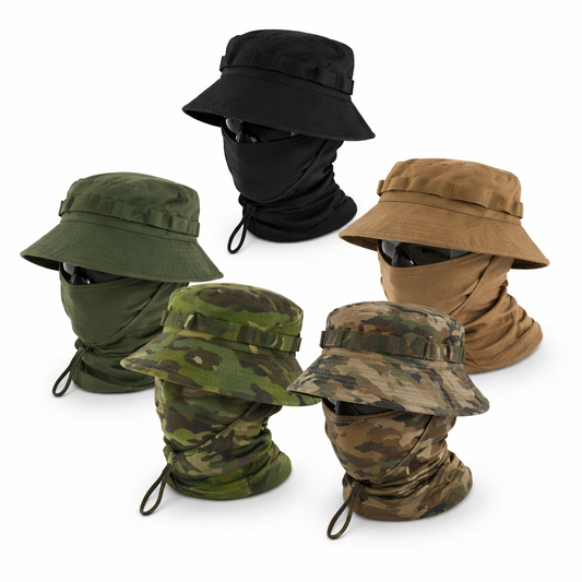 Taktikai sapka és balaclava szett