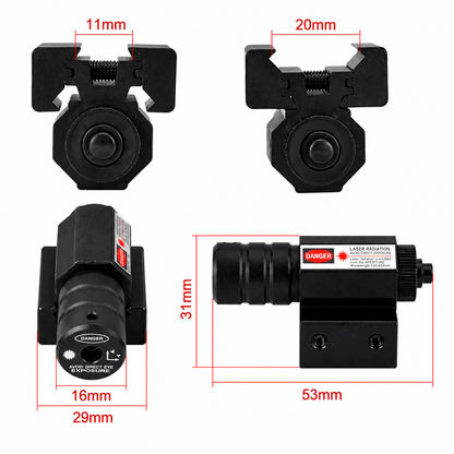 Laserový modul BlackAirsoft Pressure Switch Red Laser
