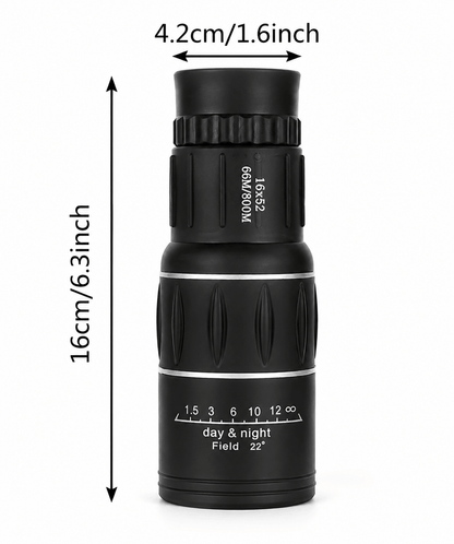 Monokl 16x52 s nastavitelným ostřením
