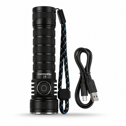 Akumulátorová LED svítilna Nightwatch 12 cm s nabíjením USB-C