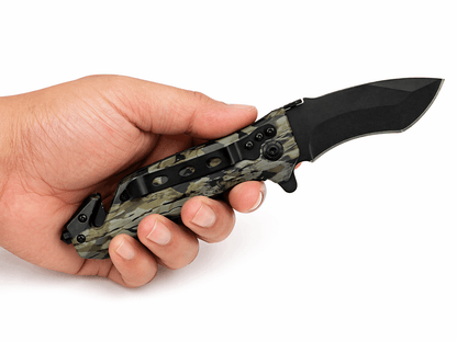 Couteau pliant à manche camouflage