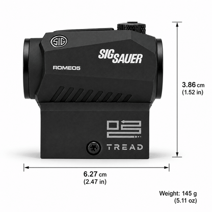 Red dot SIG Sauer ROMEO5 COMPACT 1x20mm 2 MOA cu reticul roșu