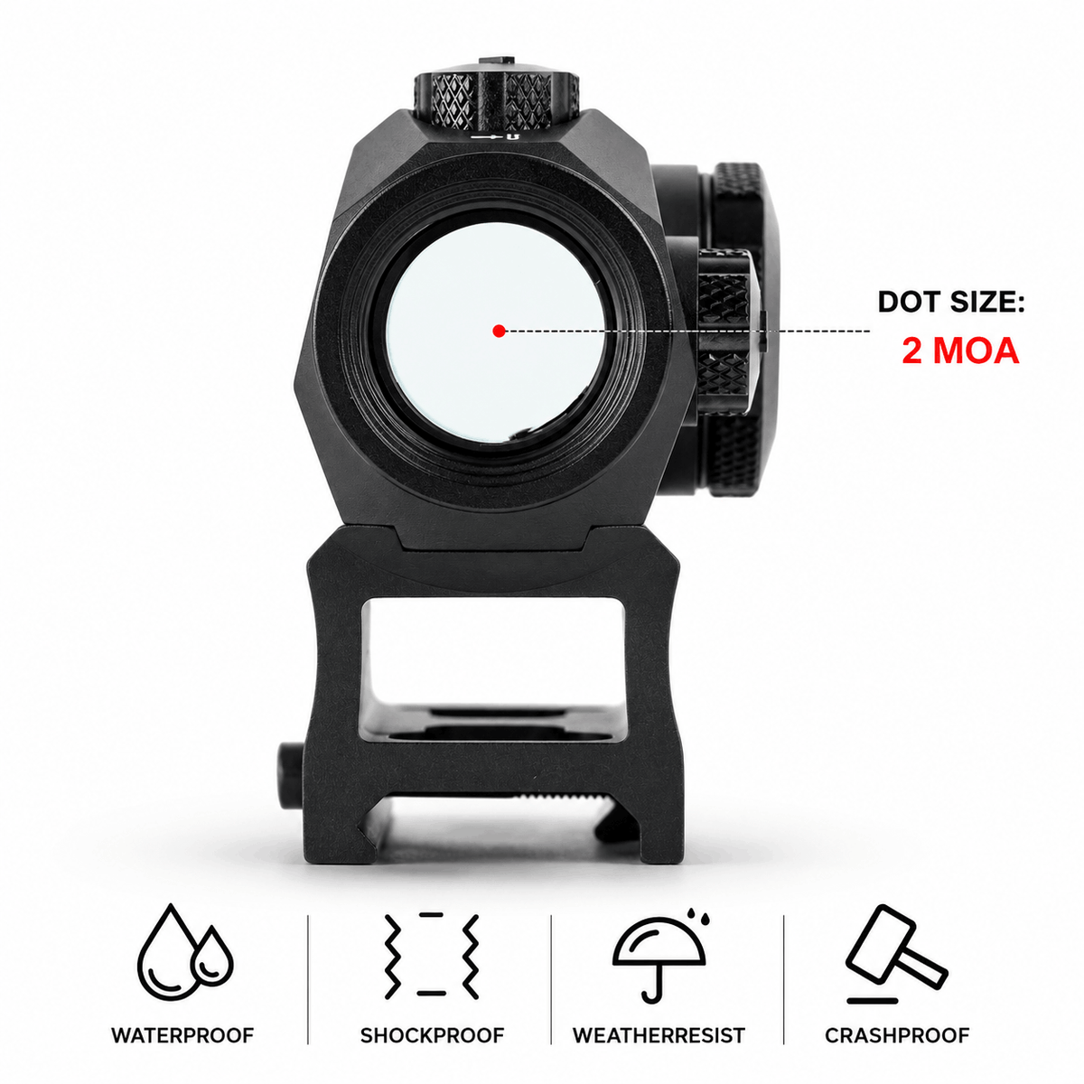 Red dot SIG Sauer ROMEO5 COMPACT 1x20mm 2 MOA cu reticul roșu