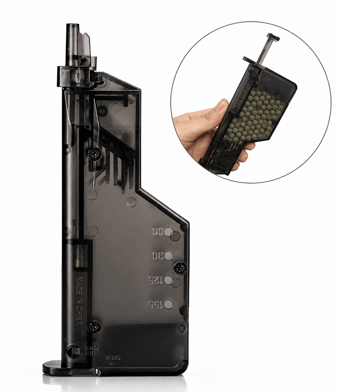Încărcător rapid pentru încărcătoare Airsoft – încărcător rapid pentru 220 bile BB