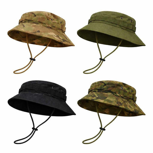 Taktikai bucket sapka – zsinórral és szellőzőnyílásokkal