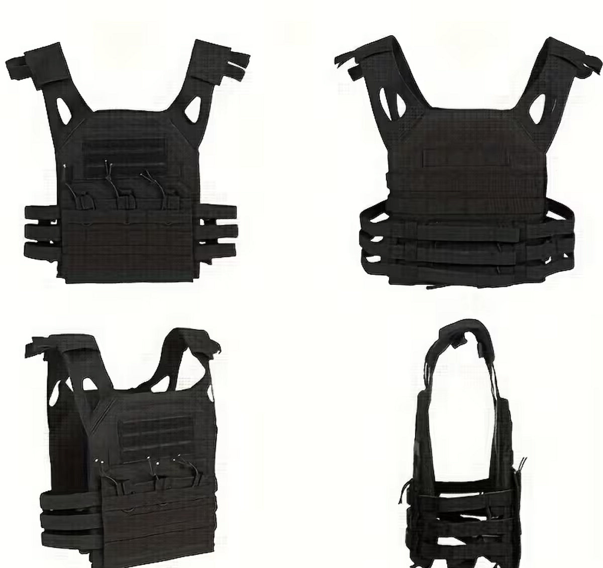 Тактическа жилетка Plate Carrier, система MOLLE, регулируема
