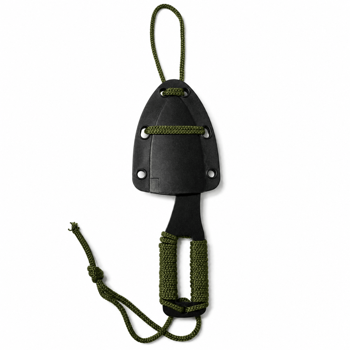 Тактически нож KEYD Black Airsoft за врат с кания
