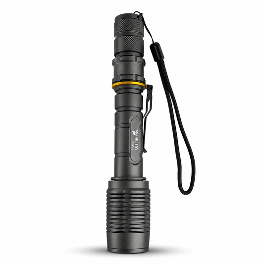 LED svítilna UltraFire – sada se 2 bateriemi a nabíječkou